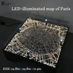 【Premium】Floating Lighted Display Base for Eiffel Tower 10307