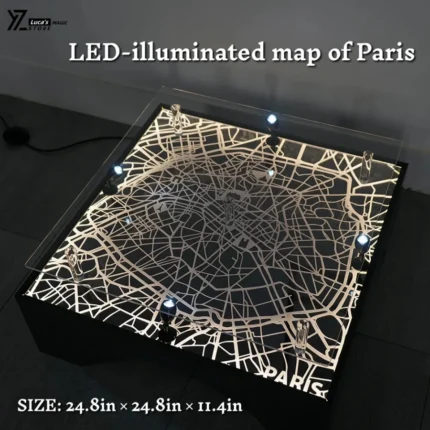 【Premium】Floating Lighted Display Base for Eiffel Tower 10307