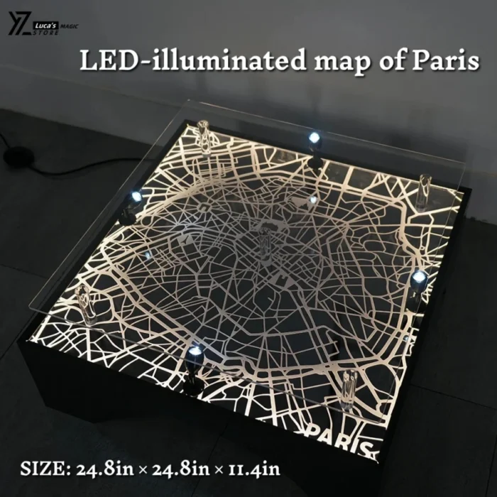 【Premium】Floating Lighted Display Base for Eiffel Tower 10307 - Image 1