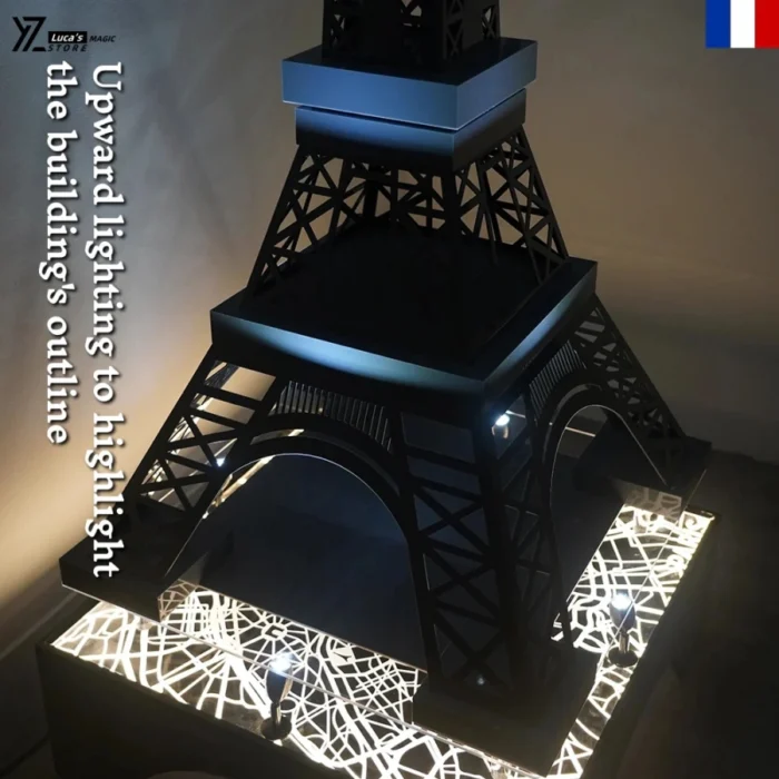 【Premium】Floating Lighted Display Base for Eiffel Tower 10307 - Image 4