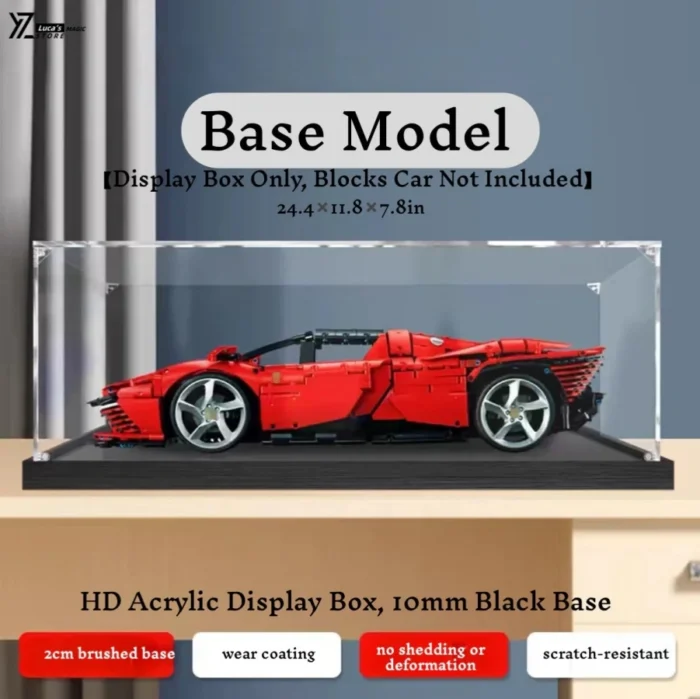 Acrylic Display Box for wallboard Supercar - Ferrari Daytona SP3 - Image 1