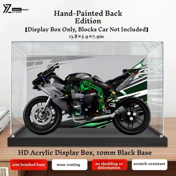 Display Case for LEGO Motorcycle - Kawasaki Ninja - Image 2