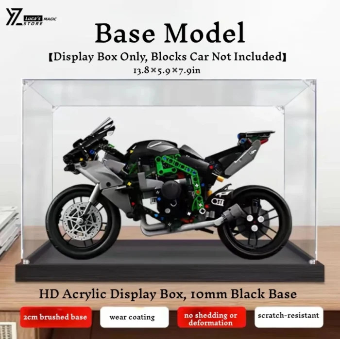 Display Case for LEGO Motorcycle - Kawasaki Ninja - Image 1