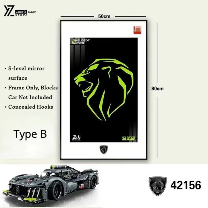 Display wallboard for  Supercar - Peugeot - Image 2